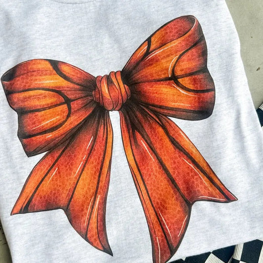 Basketball Bow Graphic Top