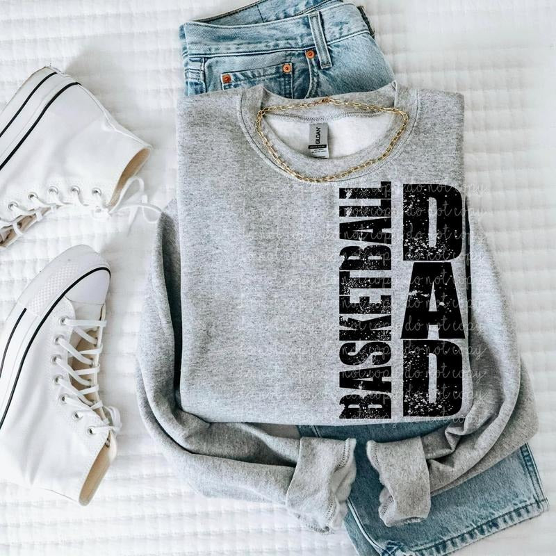 Basketball Dad DTF Transfers - THIS IS NOT A SHIRT Hoodie, Sweatshirt | InkThreadWorks.com