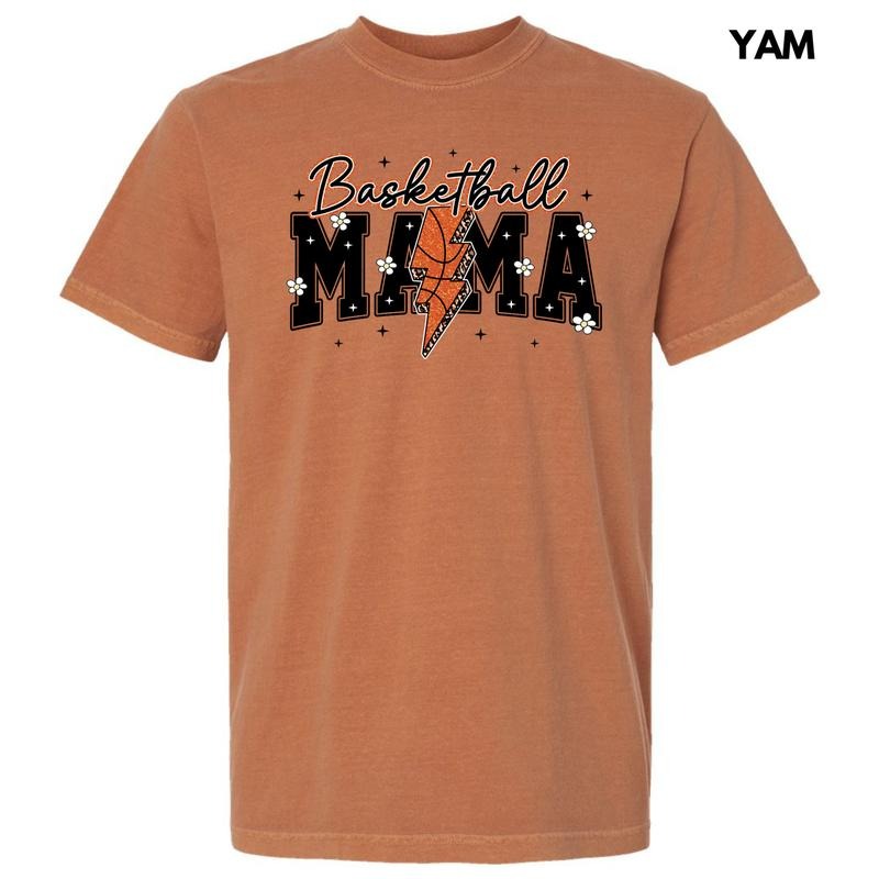 Basketball Lightning Mama Comfort Colors T-Shirt 'NLB' Hoodie, Sweatshirt | InkThreadWorks.com