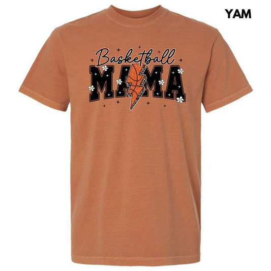 Basketball Lightning Mama Comfort Colors T-Shirt 'NLB' Hoodie, Sweatshirt | InkThreadWorks.com