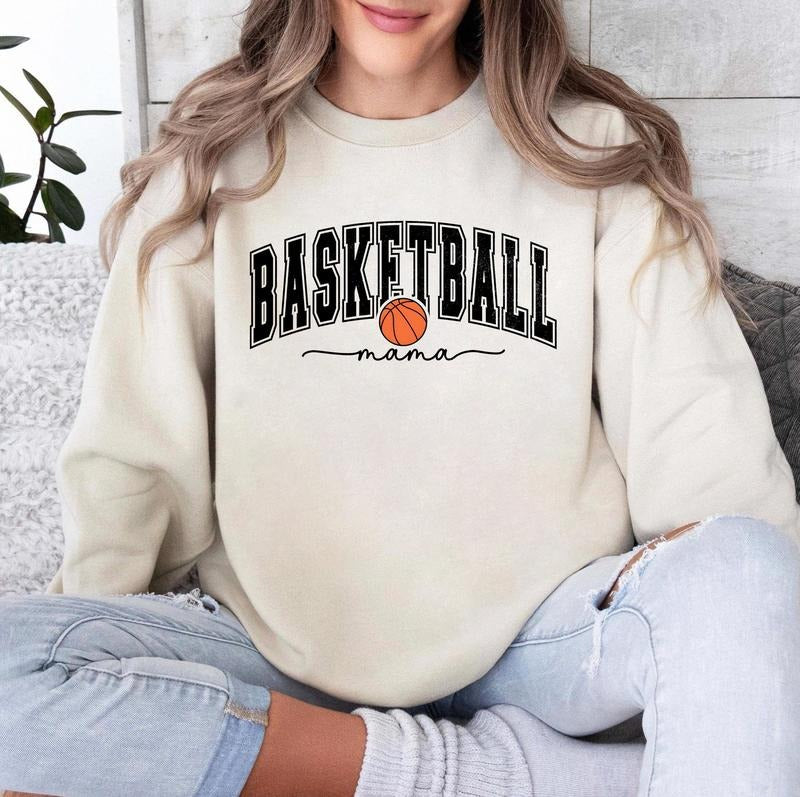 Basketball Mama Sweatshirt, Basketball Mom Sweatshirt, Game Day Shirt, Basketball Mom Gift, Gift For Her Hoodie