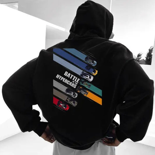 Battle of the Hypercars Hoodie T-shirt Sweatshirt, Unisex, Menswear, Street Racing Shirt, Car Hoodie, Boyfriend Gift