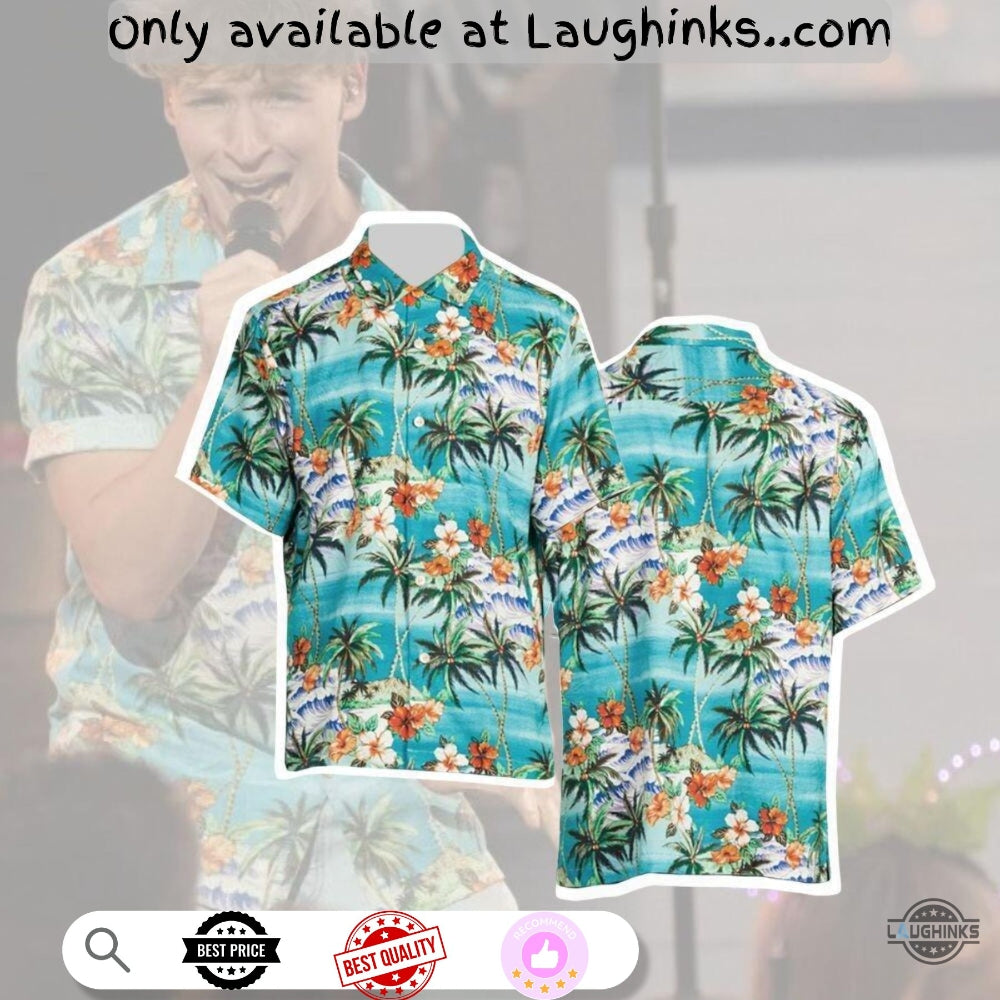 Bayley Littrell Tommy Bahama Hawaiian Shirt On American Idol Season 23 Replica