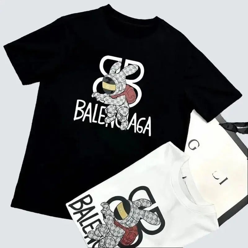 Bbalen New Design Men's T-Shirt Y2K Casual Short Sleeve Tee