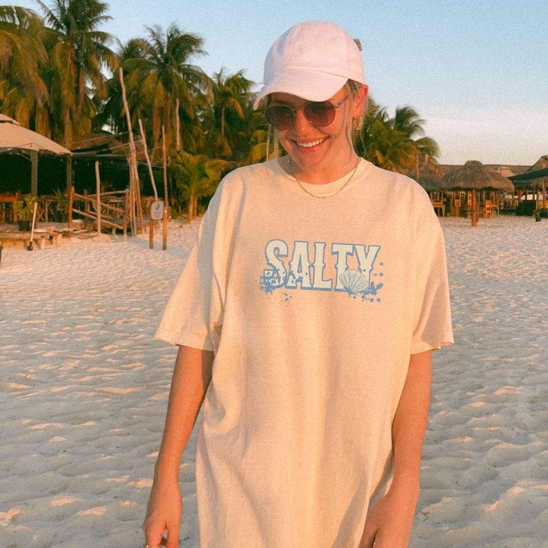 Beach Bum Shirt, Trendy Beach Shirts for Women, Womens d Beach Shirt, Beach Vacation Gift, Salty, Salty Shirt, Cute Vacay...