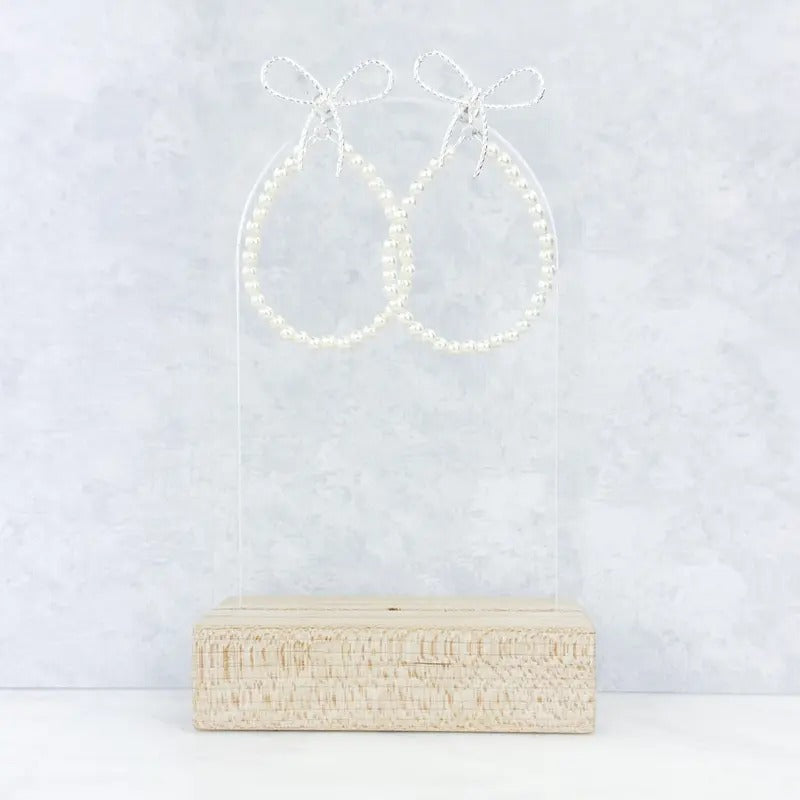 Beads & Bows Hoop Earrings T-Shirts, Hoodie, Sweatshirt | InkThreadWorks.com
