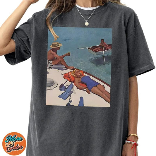 Beauty's Sea Horror Movie Shirts, Cotton Unisex T-shirt, Crew Neck, Size S- 3XL, Menswear Top, Womenswear Top Underwear Streetwear