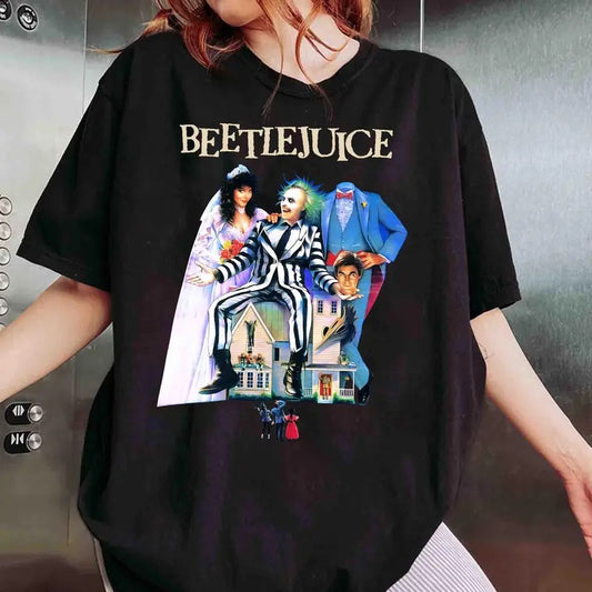 Beetleju1ce 1988 Movie Tshirt, Halloween Movie Shirt, Halloween Party, Halloween gift, Unisex Short Sleeve Tee Shirt, Casual Clothing Underwear Tops