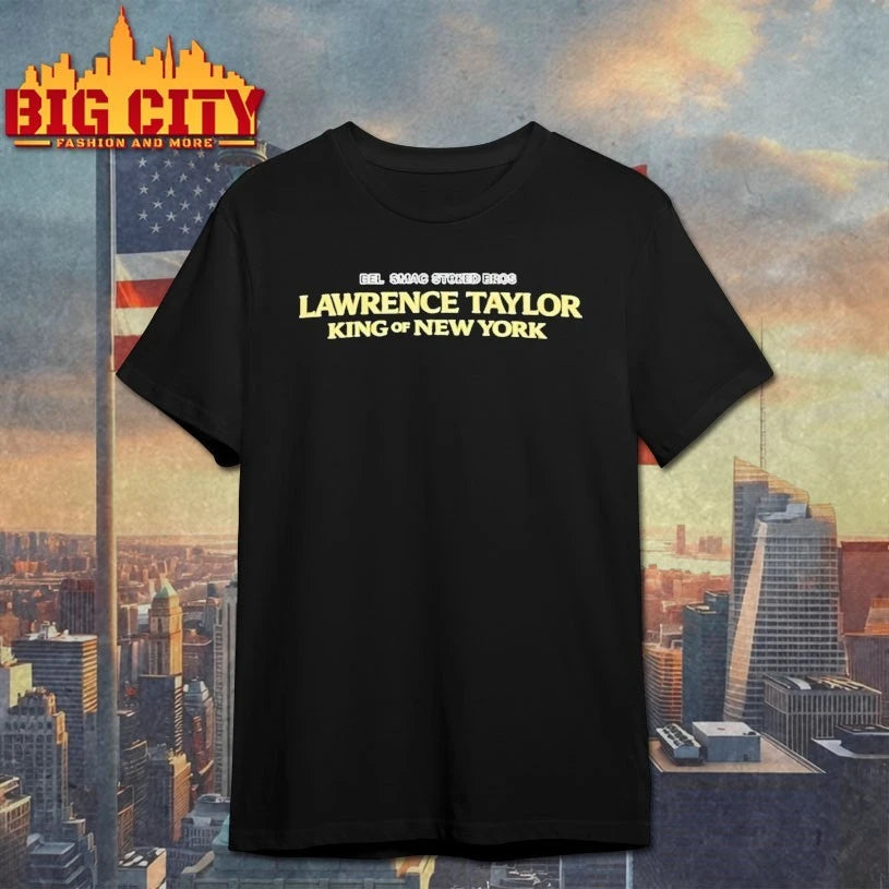 Bel Smac Stoked Bros Lawrence Taylor King Of New York t-shirt