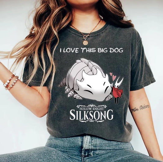 Bell Beast Hollow Knight Shirt Indie Game Short Sleeve Casual Streetwear Style Gift for Fans Hoodie, Sweatshirt