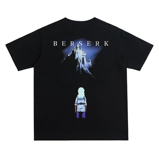 Berserk "Griffiths" Vintage Oversized Tee Anime T-shirt 100% Cotton Original Design Men's Top Streetwear Casual Menswear Tshirt