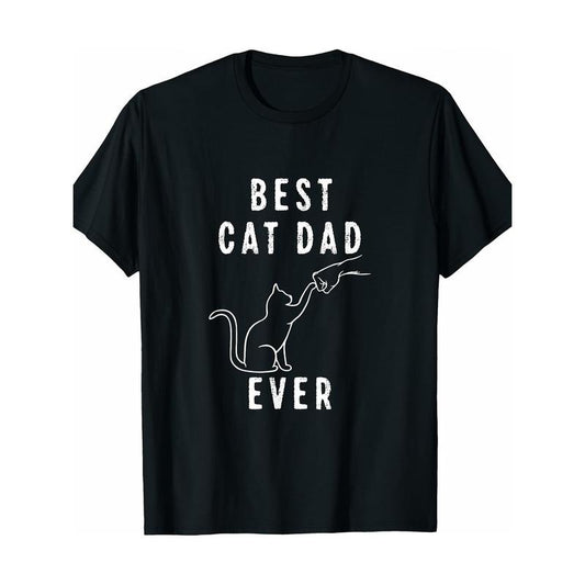 Best Cat Dad Fist Bump T-shirt, Cat Paw Cat T-shirt Made in USA Hoodie, Sweatshirt | InkThreadWorks.com