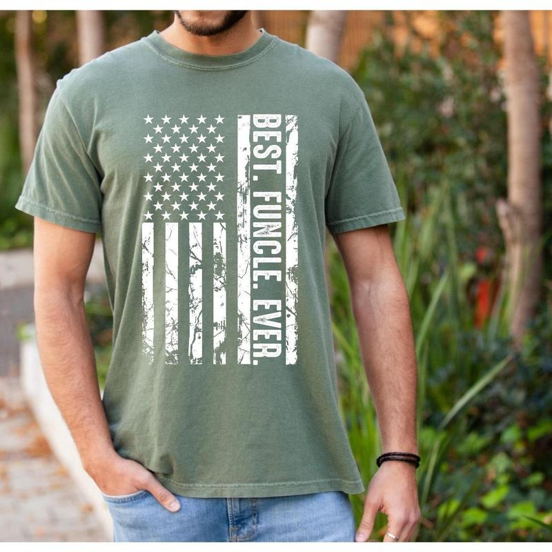 Best Funcle Ever Shirt, Custom Funcle Shirt, Personalized Funcle T-shirt, Uncle Tee Shirt, Patriotic Uncle Shirt, Uncle...