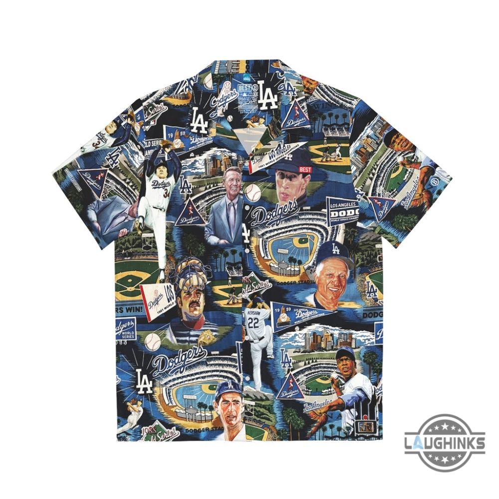 Best Los Angeles Dodgers Hawaiian Shirt