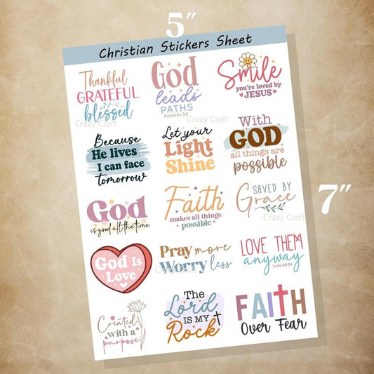 Bible Verse Sticker Pack, Bible Journaling, Prayer Journaling, Faith Stickers 5x7  18 pieces T-Shirts, Hoodie, Sweatshirt