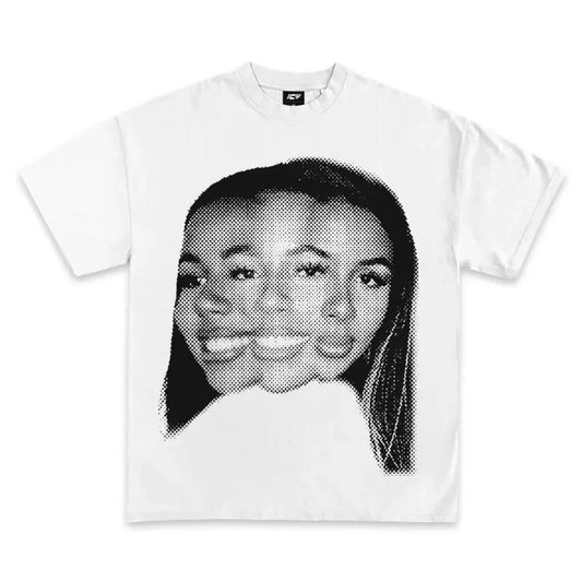 Big Face Mariahhh TScientistt Graphic T-Shirt