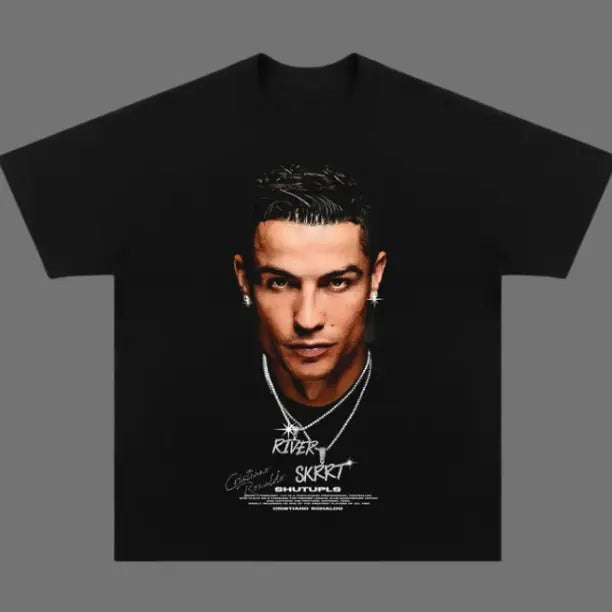 Big Face Ronaldo T-Shirt, Ronaldo Vintage Tee, Unisex Soccer Shirt, Sweatshirt, Graphic Tees, Menswear Womenswear Streetwear