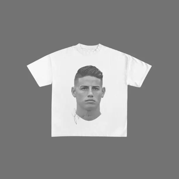 Big Head JAMES RODRIGUEZ T-Shirt, RODRIGUEZ Vintage Tee, Unisex Soccer Shirt, Sweatshirt, Graphic Tees, Menswear Womenswear Streetwear