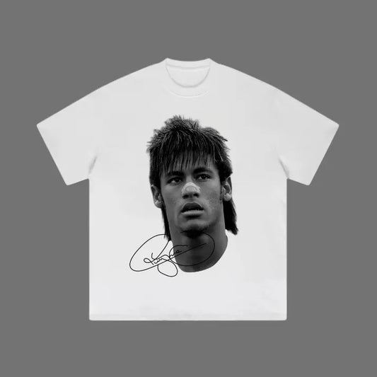 Big Head Neymar T-Shirt, Neymar Vintage Tee, Unisex Soccer Shirt, Sweatshirt, Graphic Tees, Menswear Womenswear Streetwear