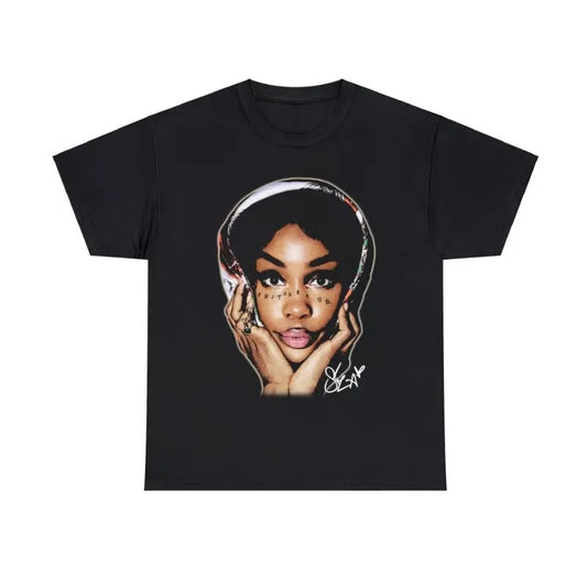 Big Head SZA Shirt Graphic Tee Short Sleeve Streetwear Casual Trend shirt Gift For Fans, Gift For Men, Gift For Women All Size Cotton Menswear