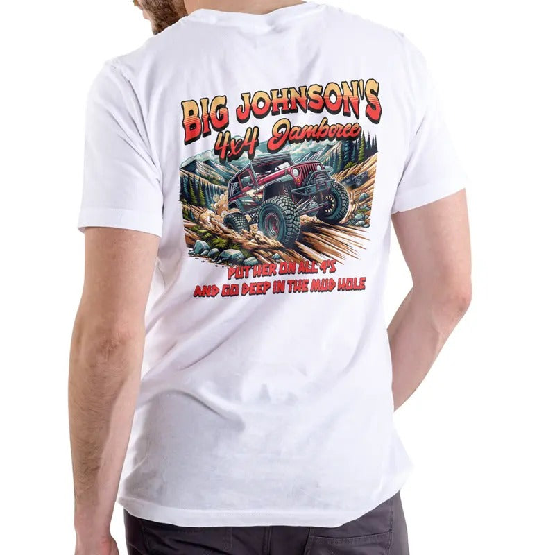 Big Johnson 4x4 Jamboree short sleeve T Shirt Casual Classic Menswear Top