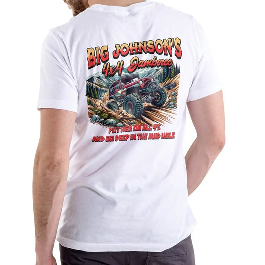 Big Johnson 4x4 Jamboree short sleeve T Shirt Casual Classic Menswear Top