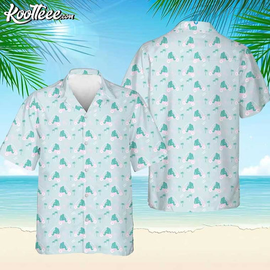 Bigfoot Funny Golf Hawaiian Shirt
