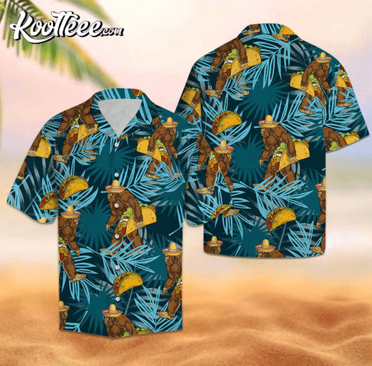 Bigfoot Tacos Hawaiian Shirt