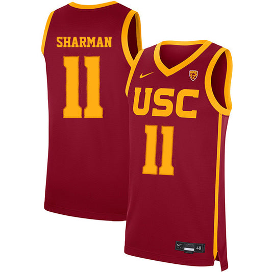 Bill Sharman 11 Red