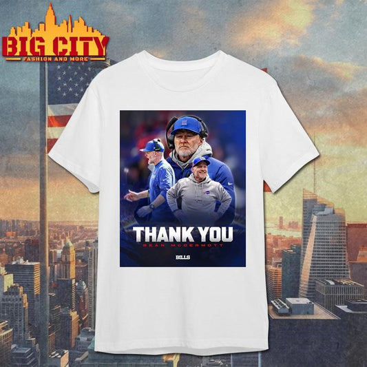 Bills Thank You Coach McDermott Shirt