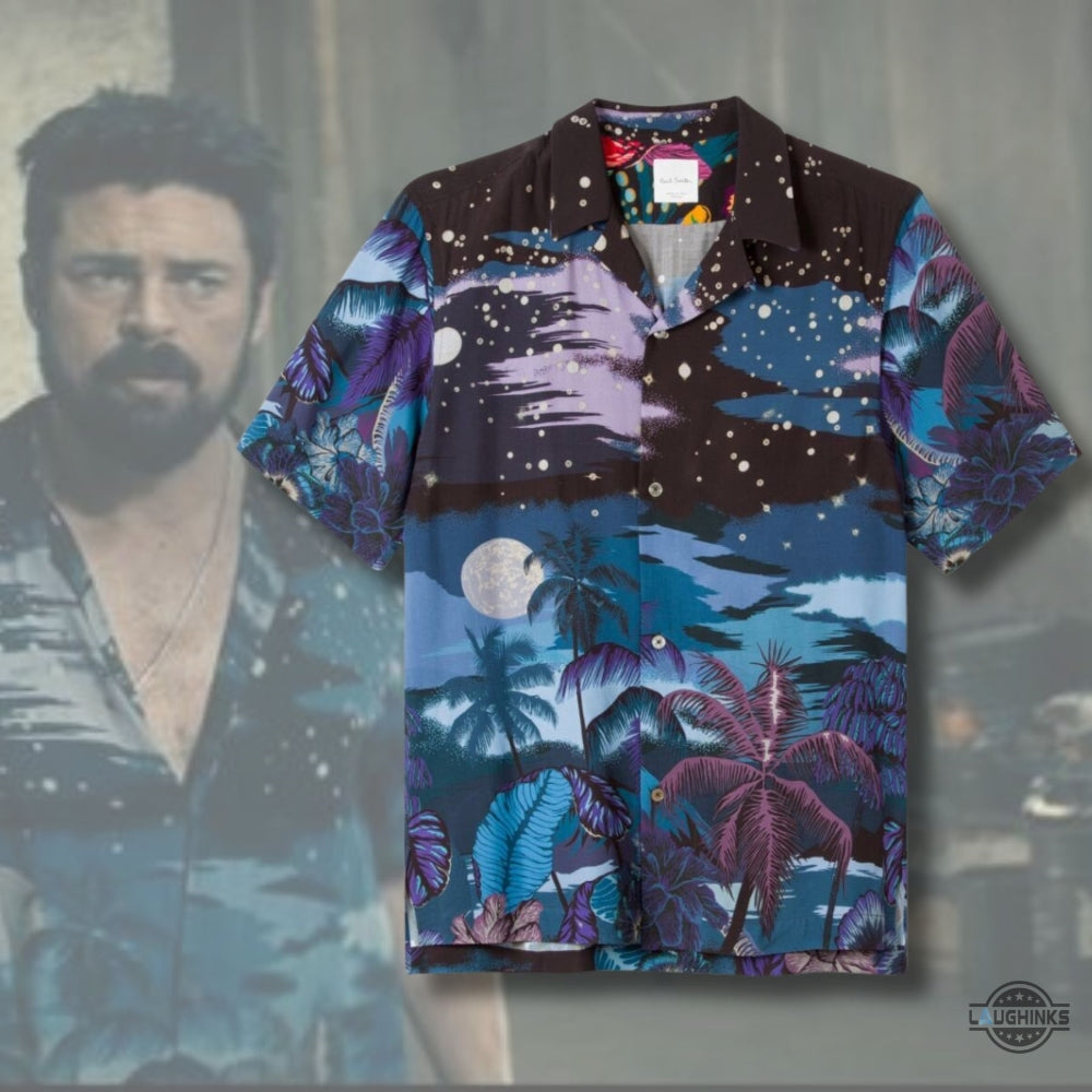 Billy Butcher The Boys Hawaiian Shirt Nightime Beach Aloha Shirt NEW
