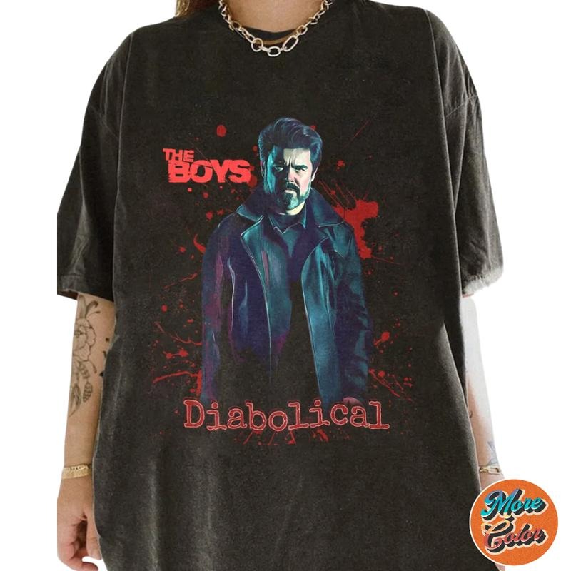 Billy Butcher The Boys Movie Shirts, Cotton Unisex T-shirt, Crew Neck, Size S- 3XL, Menswear Top, Womenswear Top Underwear Streetwear