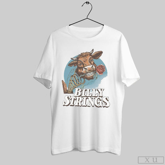 Billy Strings Summer Tour 2025 Cow Rose T Shirts