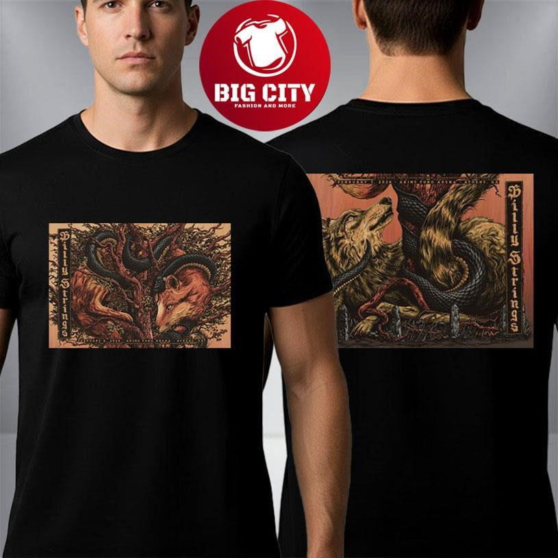 Billy Strings Winter 2026 Show 2 Night At Akins Ford Arena On February 6 7 2026 Two Sided Shirt