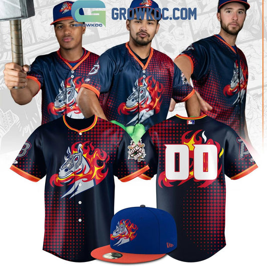 Binghamton Rumble Ponies Maval Auction Baseball Jersey