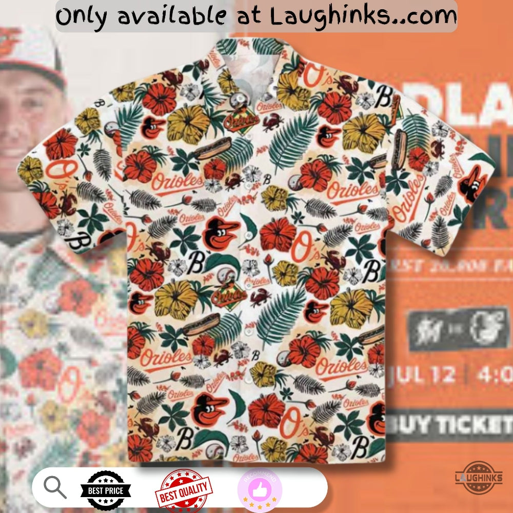 Birdland Baltimore Orioles Hawaiian Shirt 2025 Giveaway