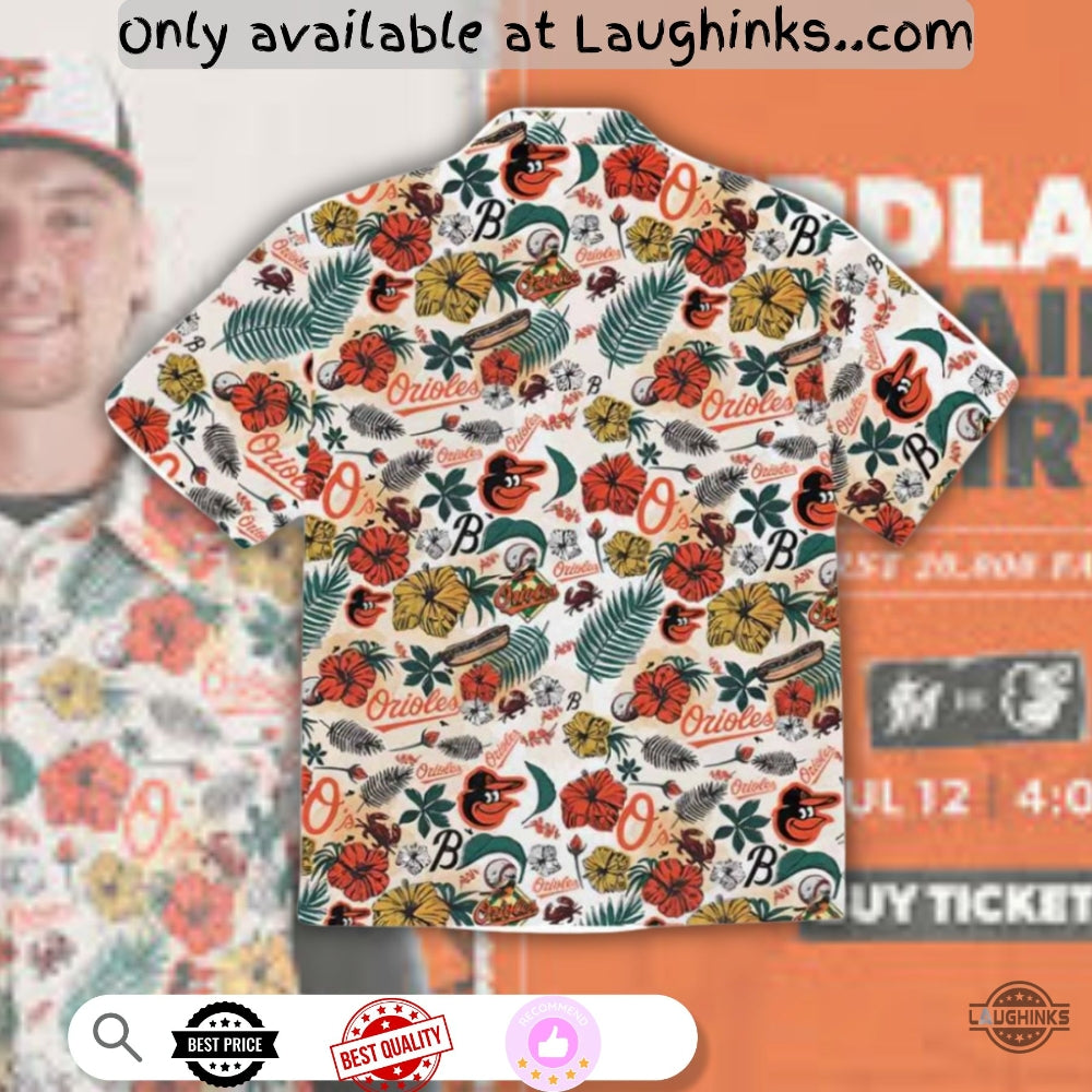 Birdland Baltimore Orioles Hawaiian Shirt 2025 Giveaway