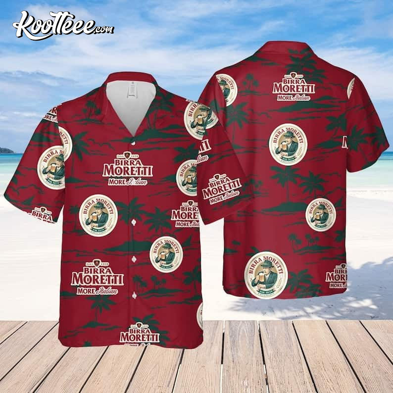 Birra Moretti Beer Best Beach Gift Hawaiian Shirt