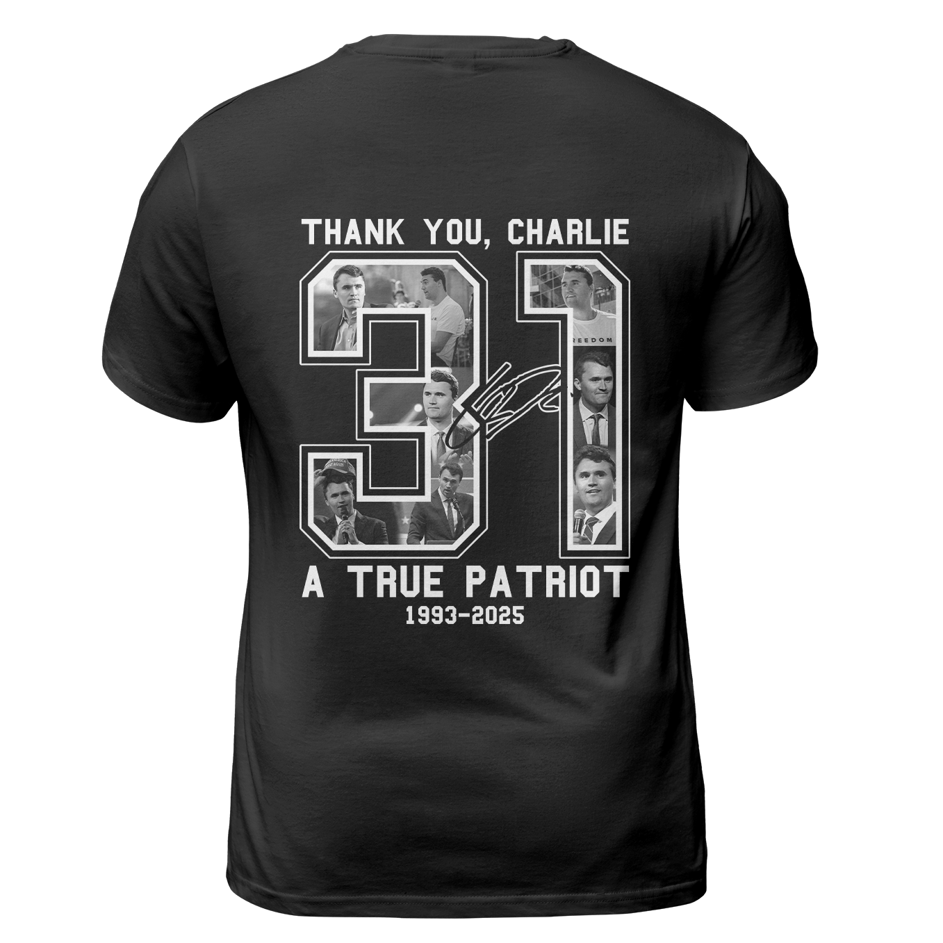Freedom Thank You Charlie A True Patriot 31 T Shirt - 2 - G