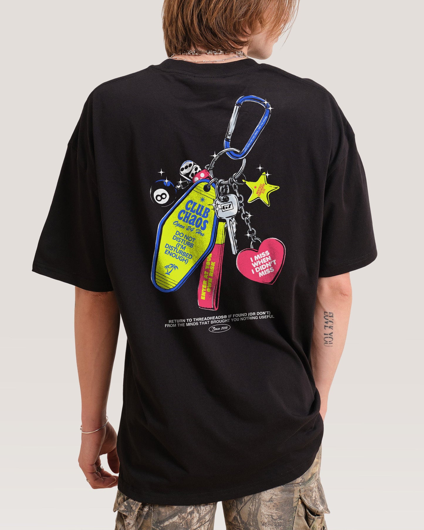 Club Chaos Key Chain T-Shirt