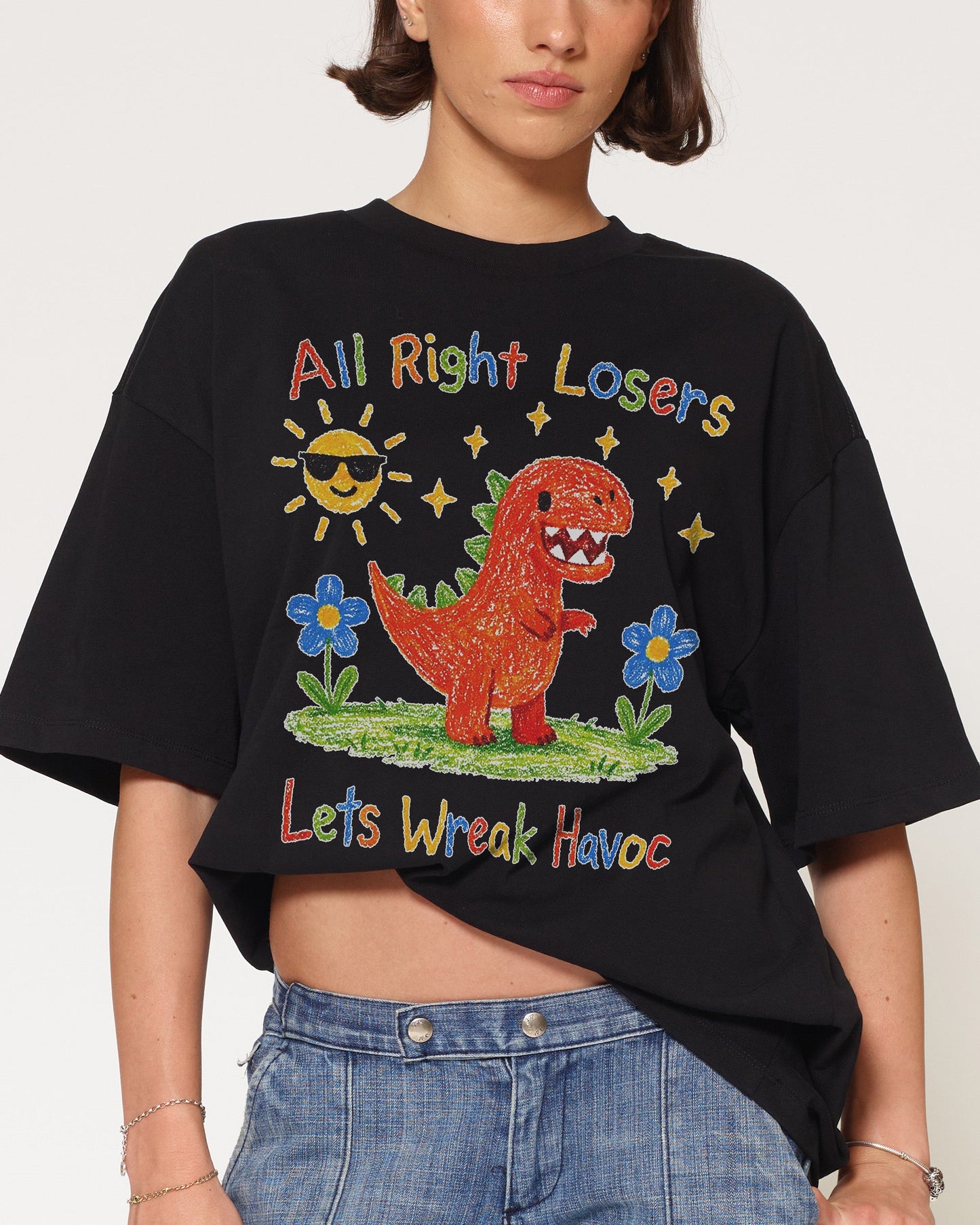 Lets Wreak Havoc Oversized Tee