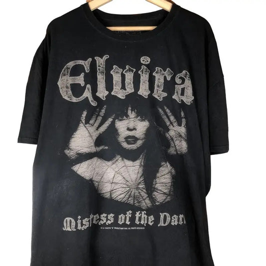 Black Elvira Mistress of Darkness Unisex T-Shirt Collection ! Hoodie, Sweatshirt | InkThreadWorks.com