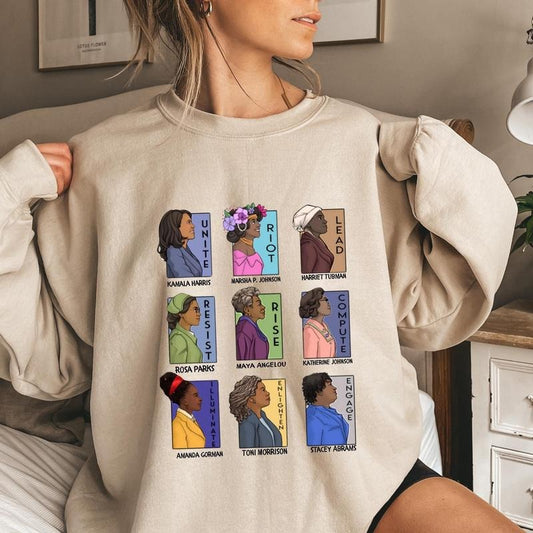 Black History Successful Women Sweatshirt, Black History, Kamala Harris Shirt, BLM Tee, African American Sweater, Equality Shirt