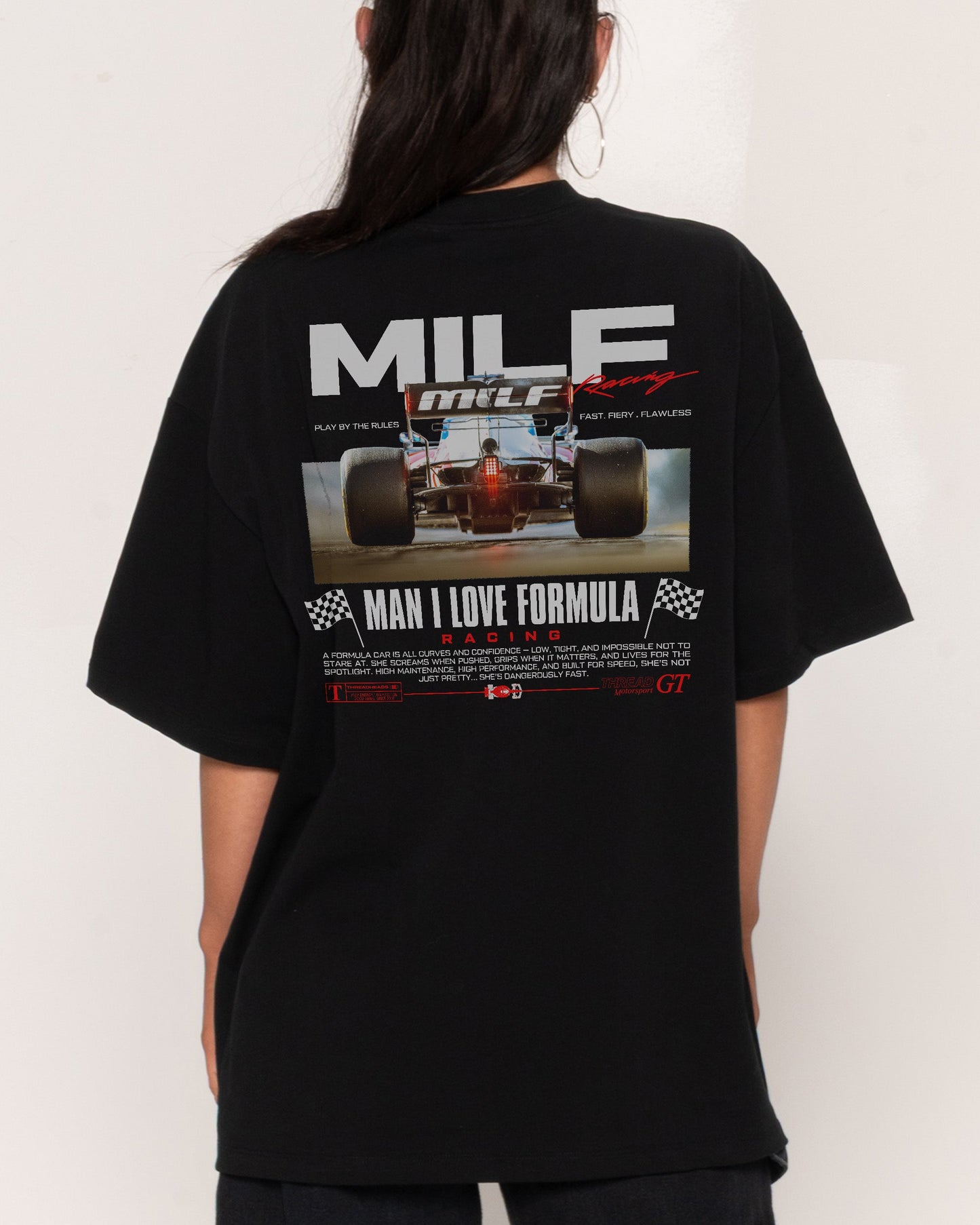 MILF Racing Oversized Tee