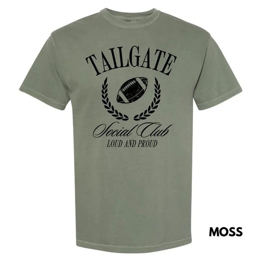 Black Tailgate Social Club Comfort Colors T-Shirt 'NLB' Hoodie, Sweatshirt | InkThreadWorks.com