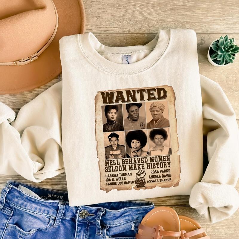 Black Women History Sweatshirt, Black Women, Black History Hoodie, BLM Long Sleeve Shirt, Melanin Hoodie | InkThreadWorks.com