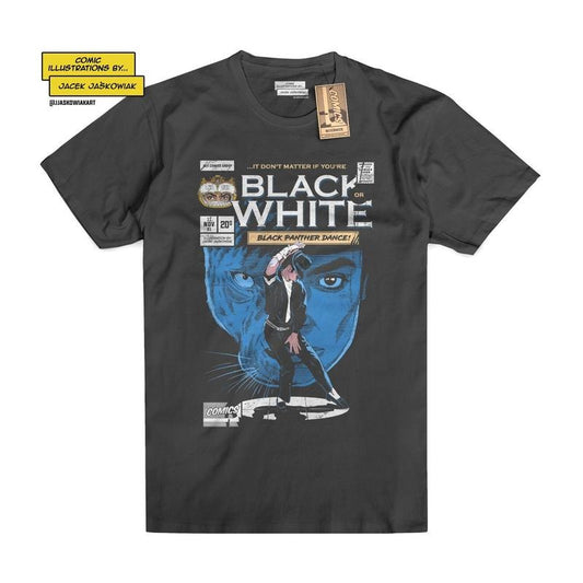 Black or White '91 Panther Dance Comic Book Tshirt Trending Movie T shirt Vintage 90s T-shirt gift for Movie fans gift for him gift for her unisex T-shirt Urbanwear Shirt