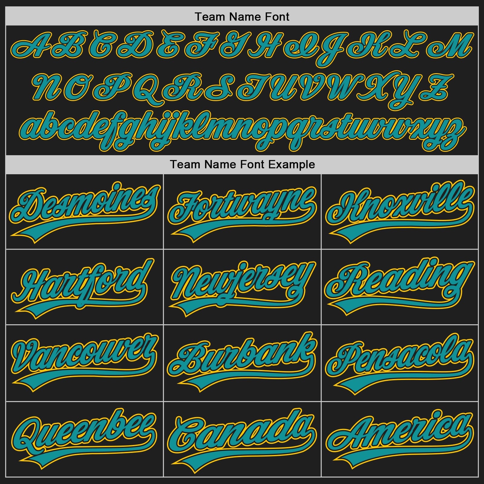 Custom Black Teal-Gold Authentic Baseball Jersey