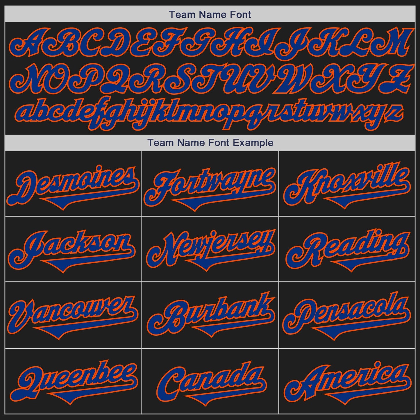 Custom Black Royal-Orange Authentic Baseball Jersey