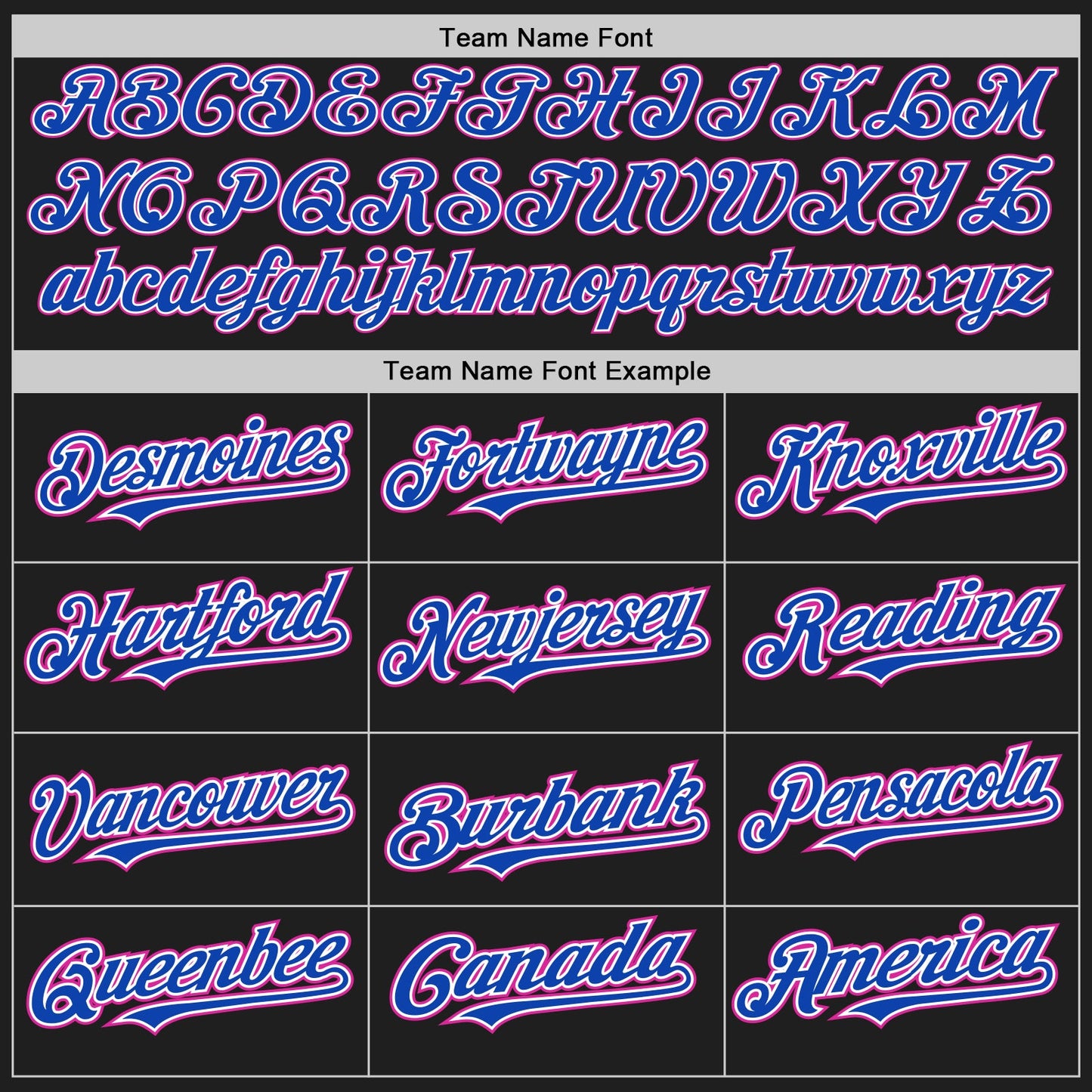 Custom Black Deep Pink Thunder Blue-White Authentic Baseball Jersey